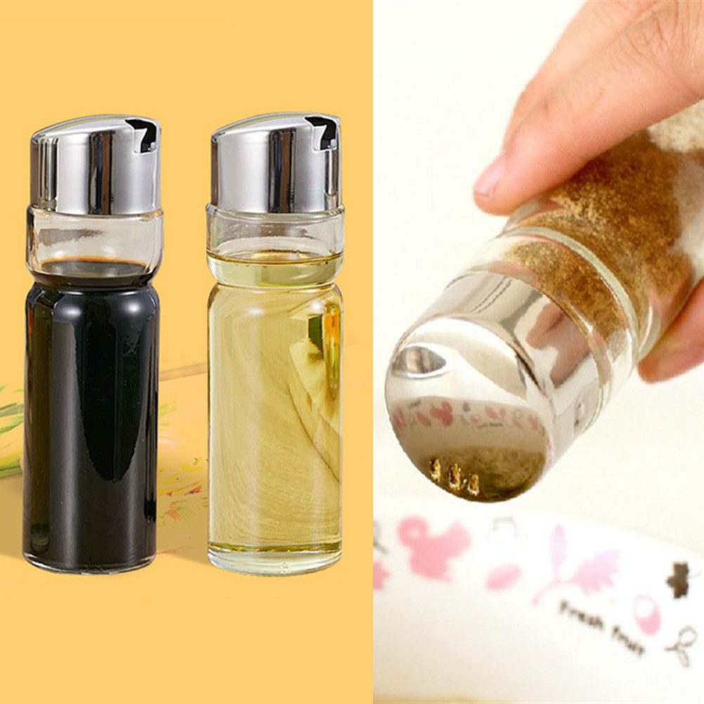 5Pcs Spice Storage Jars Clear  - Art Craft With Paper ulasan dan harga