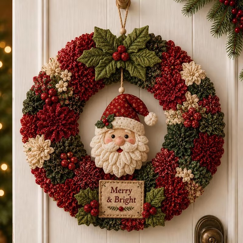 3D Christmas Fabric Poke Art K - Art Craft Kit ulasan dan harga