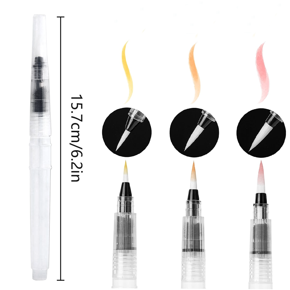 3/36PCS Water Brush Pen, Refil - Gouache Paint Set ulasan dan harga