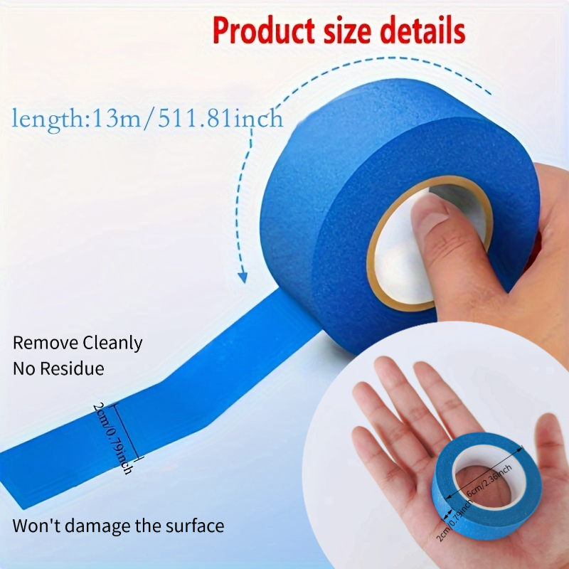13/26 Rolls Blue Painter Tape  - School Of Art X Craft ulasan dan harga