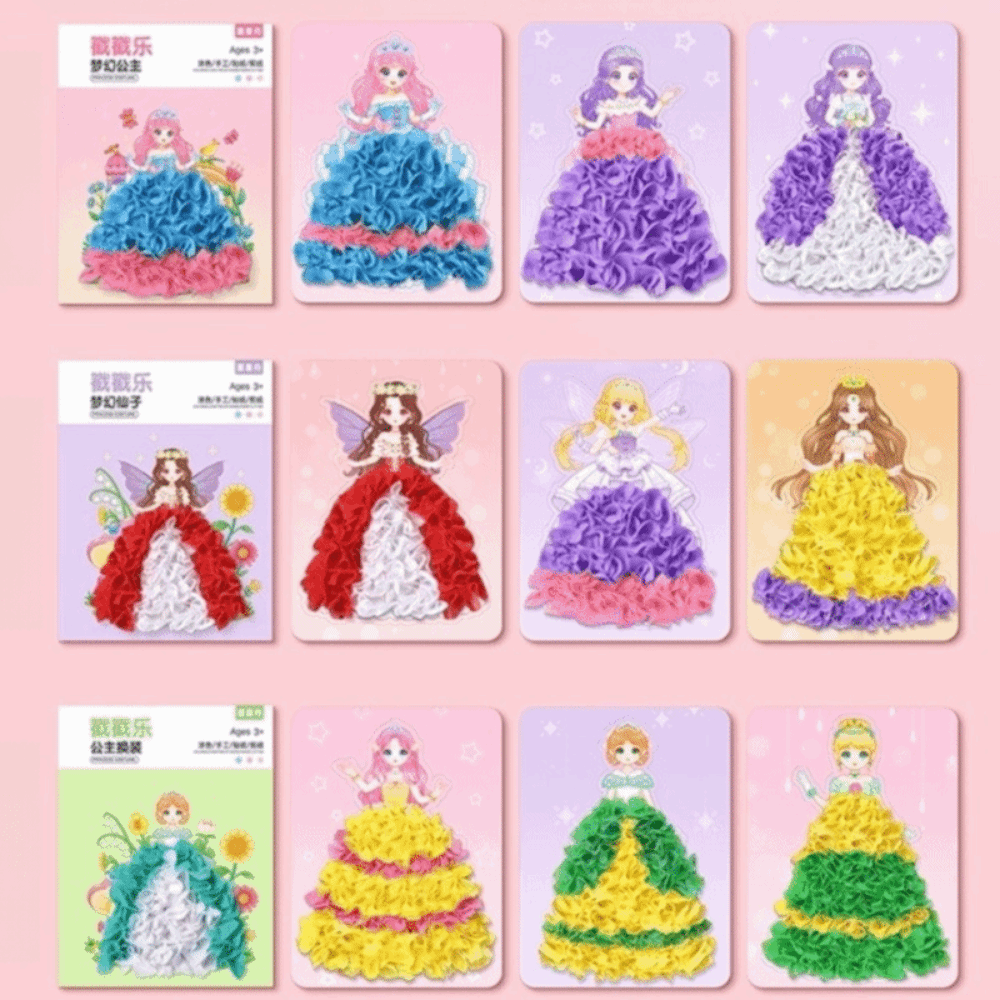 DIY Craft Puncture Painting Ki - Art Craft Cardboard ulasan dan harga