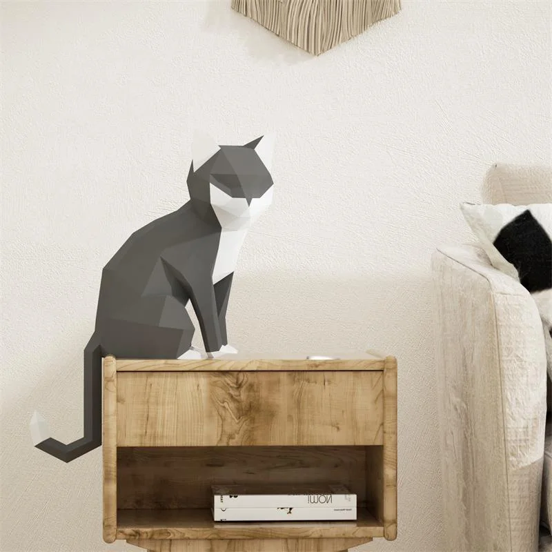 1 Pair Lovers Cat Animal Decor - Art Craft Cardboard ulasan dan harga